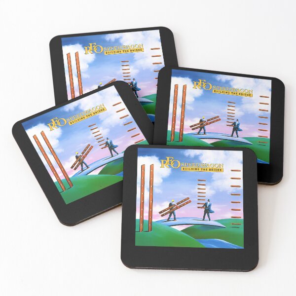 Item preview, Reo Speedwagon Building The Bridge Workers Landscape designed and sold by ShaniyaRaynor.