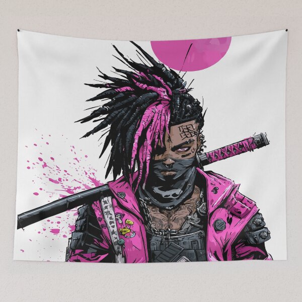 Item preview, Hardcore Pink Moon Samurai designed and sold by RichardRags.