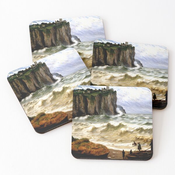 Item preview, Rough Seas at Étretat designed and sold by artdesignsnow.