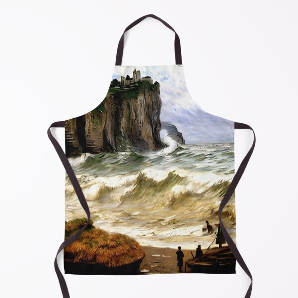 Item preview, Rough Seas at Étretat designed and sold by artdesignsnow.