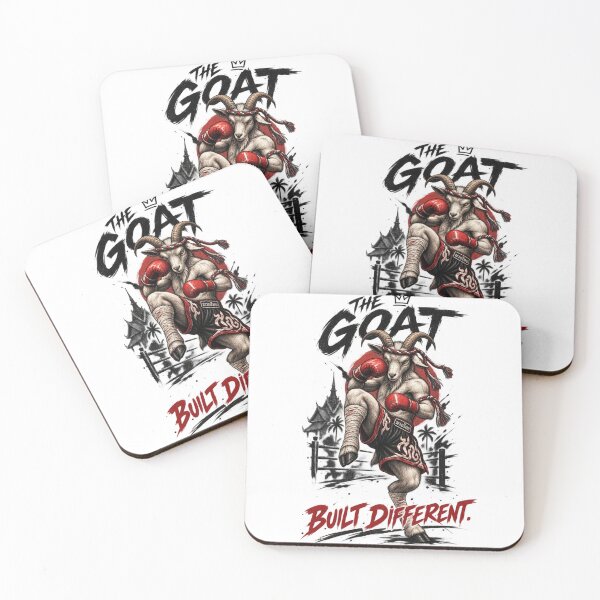 Item preview, Goat Muay Thai Built Different designed and sold by MyOrb.