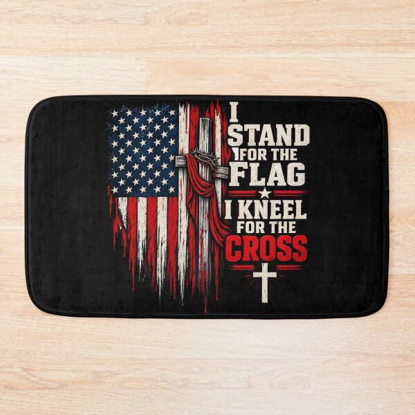 Item preview, God Country Freedom Eagle Cross designed and sold by FABIOLA1970.