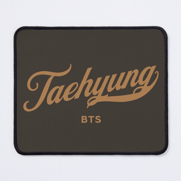 Item preview, BTS Kim Taehyung name baseball typography text designed and sold by Morcawork.