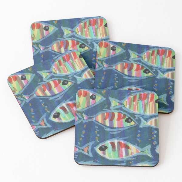 Item preview, School of fish - coastal decor designed and sold by Jill Brooke.