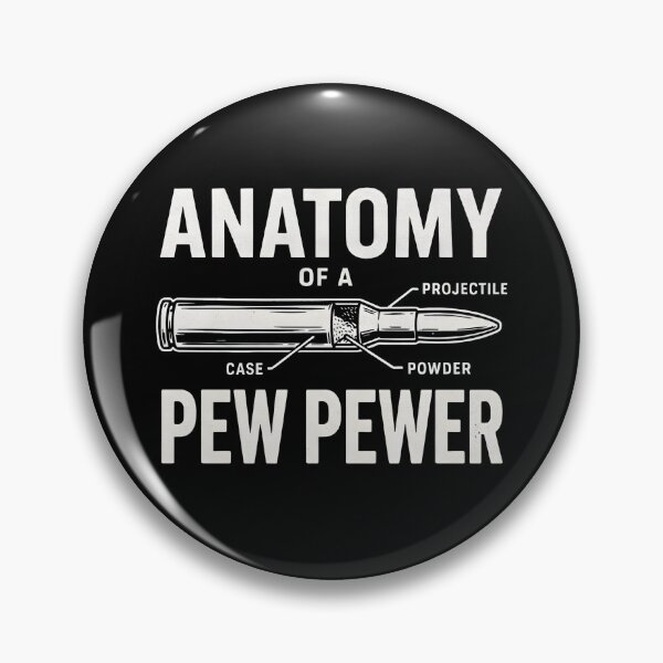 Item preview, Anatomy Of A Pew Pewer | Funny 9mm Pistol Humor designed and sold by ZyziowskyArt.