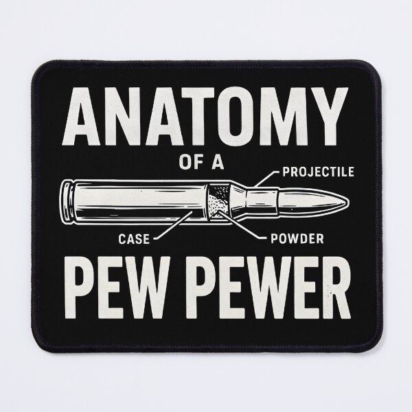 Item preview, Anatomy Of A Pew Pewer | Funny 9mm Pistol Humor designed and sold by ZyziowskyArt.