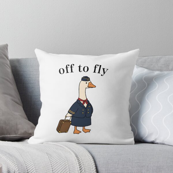 Item preview, Off To Fly Funny Flight Attendant Goose designed and sold by bajsanti.