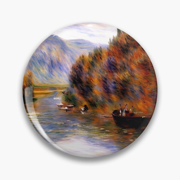 Item preview, Rowboat on the Seine at Jeufosse designed and sold by artdesignsnow.