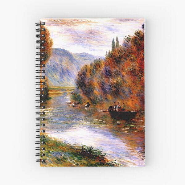 Item preview, Rowboat on the Seine at Jeufosse designed and sold by artdesignsnow.