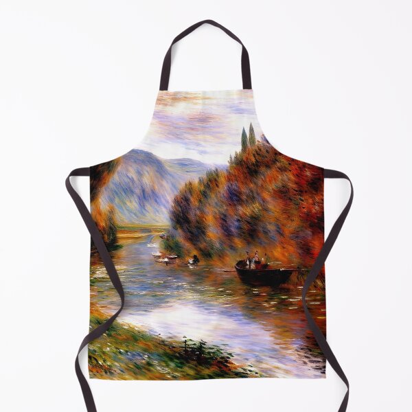 Item preview, Rowboat on the Seine at Jeufosse designed and sold by artdesignsnow.