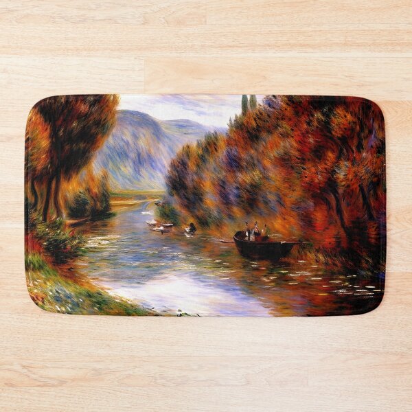 Item preview, Rowboat on the Seine at Jeufosse designed and sold by artdesignsnow.