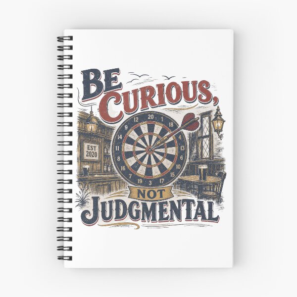 Item preview, Be curious, not judgmental, Retro style designed and sold by Olena Du.