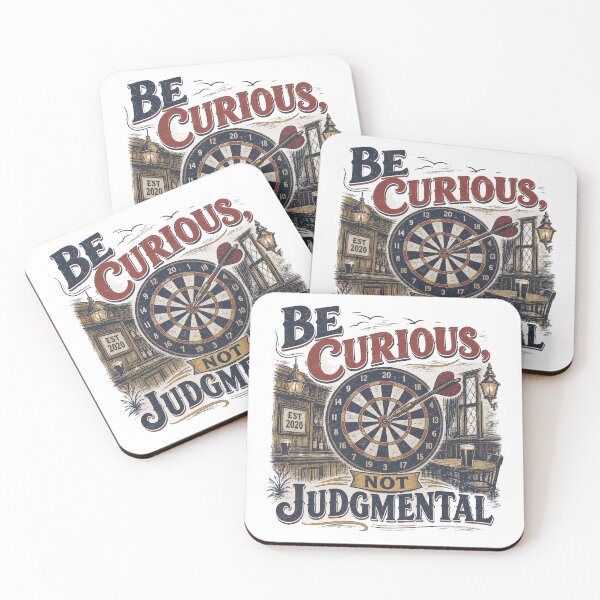 Item preview, Be curious, not judgmental, Retro style designed and sold by Olena Du.
