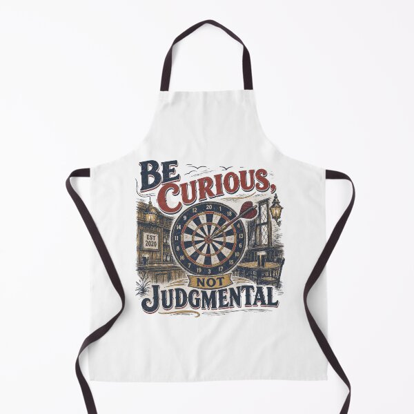 Item preview, Be curious, not judgmental, Retro style designed and sold by Olena Du.