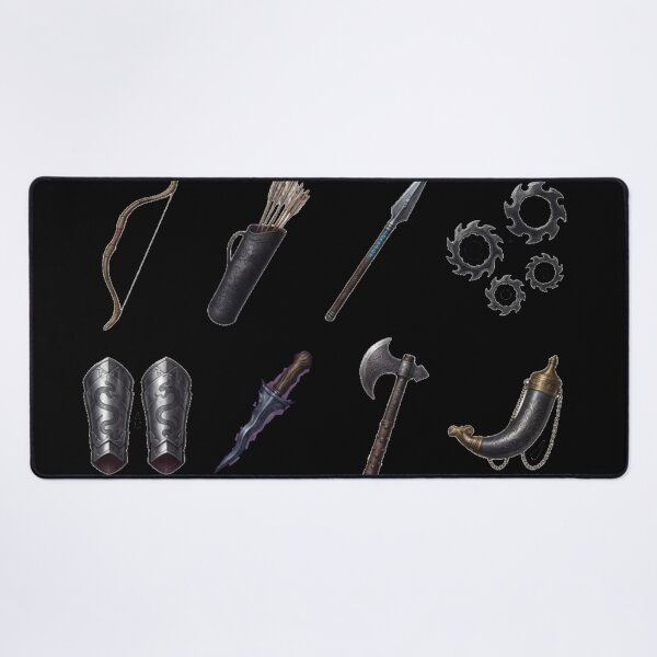 Item preview, Medieval Warrior Weapons Armor Dark Fantasy Aesthetic designed and sold by Rehnair.