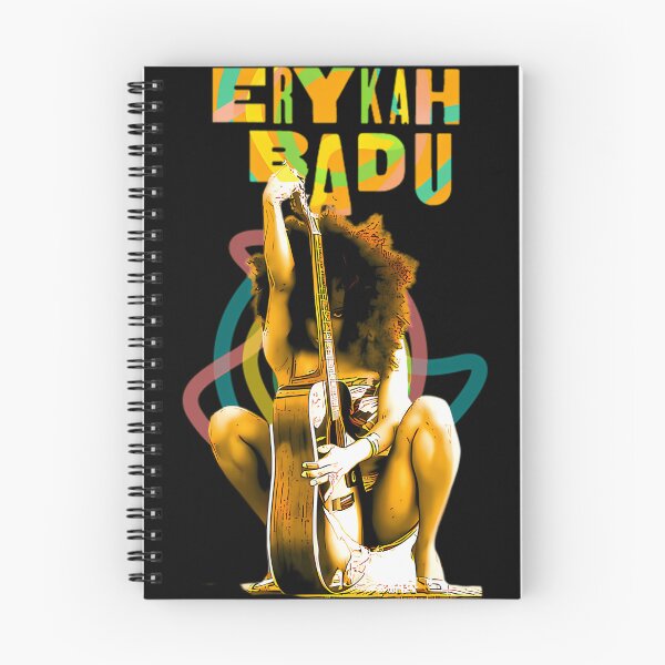 Item preview, Ery.kah Ba.du Vintage Rnb Playing The Guitar designed and sold by ArtVibeArty.