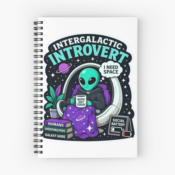 Item preview, Intergalactic Introvert Alien Needs Space designed and sold by Strange Local -supply co.-.