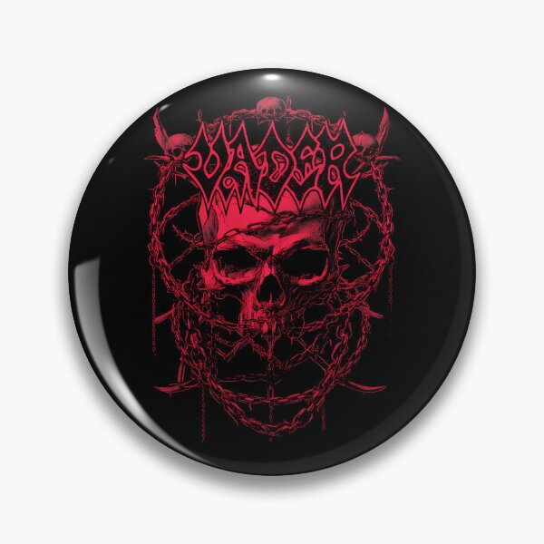 Item preview, Red Skull Wrapped In Barbed Wire And Chains designed and sold by PaulUllrich.