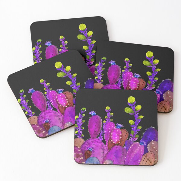 Item preview, Cactus garden in purples and pinks designed and sold by Jill Brooke.