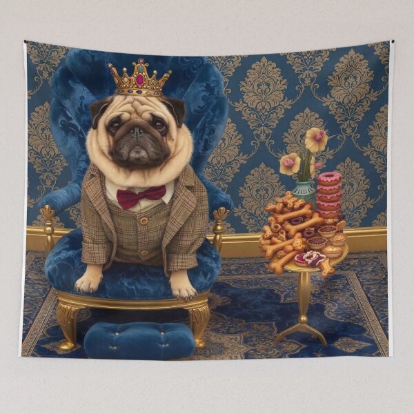 Item preview, French Bulldog | king in suit Cute Frenchie Dog  designed and sold by Ruta.