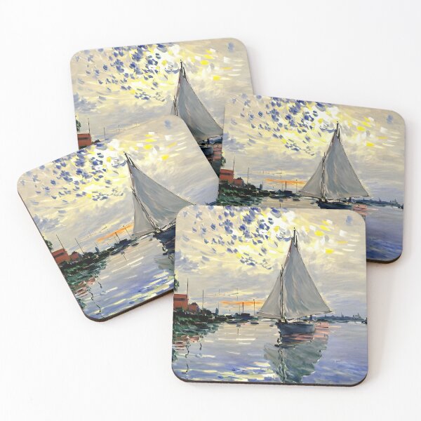 Item preview, Sailboat at Le Petit-Gennevilliers  designed and sold by artdesignsnow.