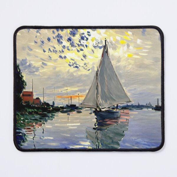 Item preview, Sailboat at Le Petit-Gennevilliers  designed and sold by artdesignsnow.