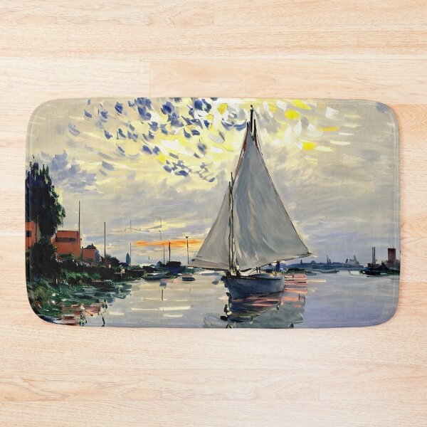 Item preview, Sailboat at Le Petit-Gennevilliers  designed and sold by artdesignsnow.