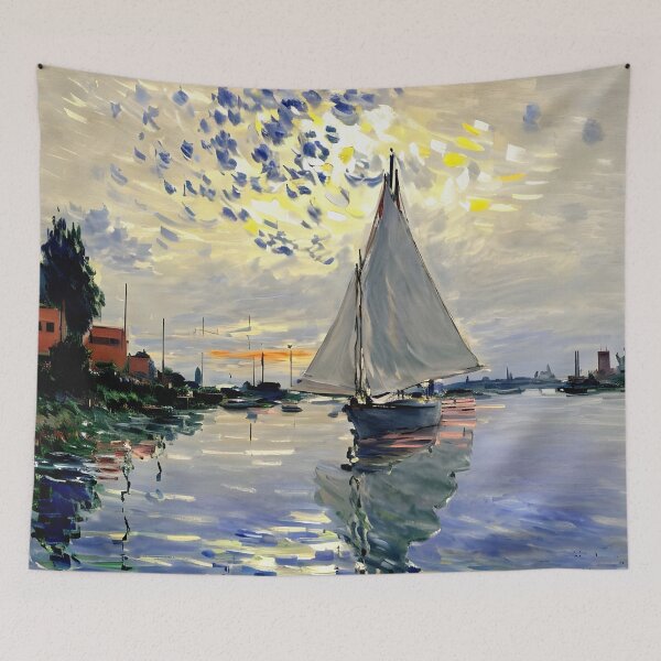 Item preview, Sailboat at Le Petit-Gennevilliers  designed and sold by artdesignsnow.