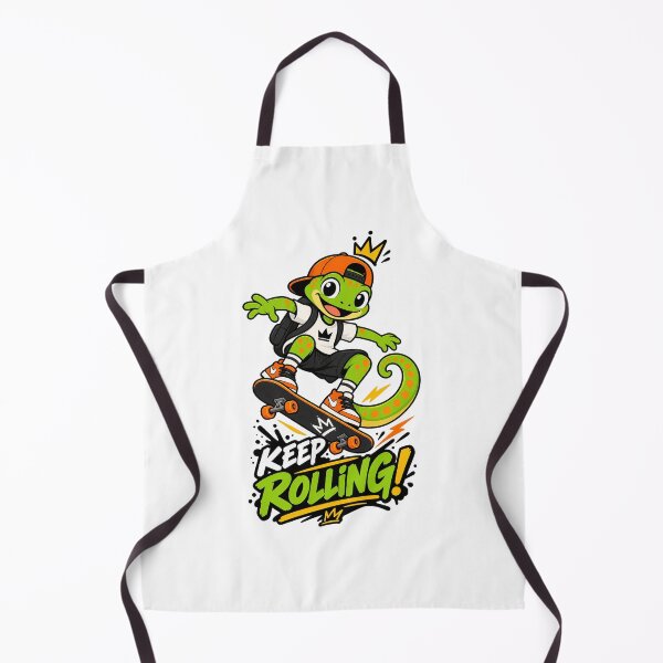 Item preview, Gecko Boy Keep Rolling Skateboard designed and sold by ismai6.