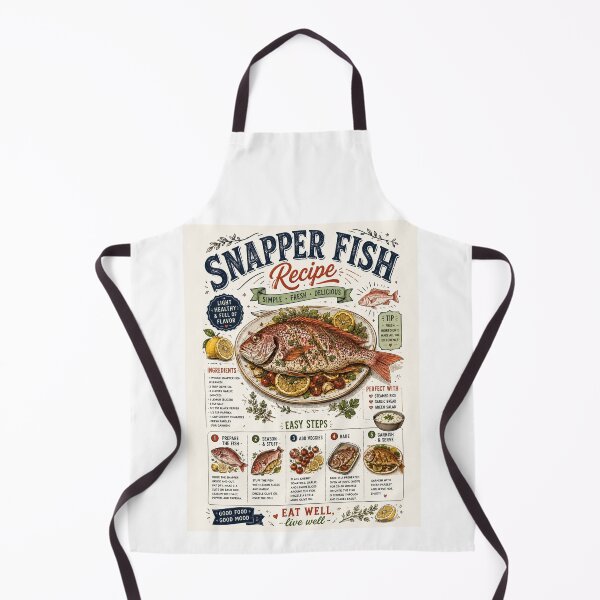 Item preview, Easy Oven Baked Snapper Recipe with Lemon & Garlic designed and sold by Yellowriversss.