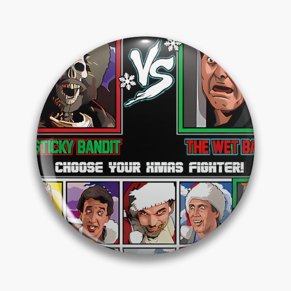 Item preview, Xmas Figh.ter - Stickys Ban.dits Vs Wets Ban.dits designed and sold by ArtVibeArty.