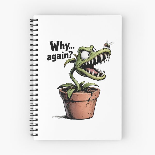 Item preview, Angry Venus Flytrap and Fly Comic Drawing designed and sold by FireMelody.