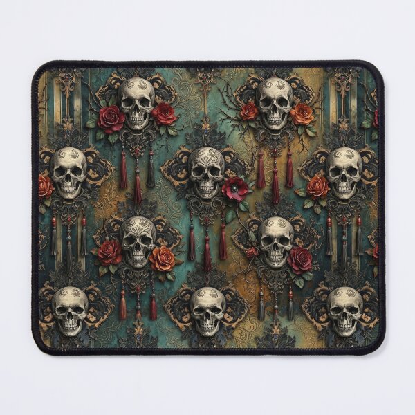 Item preview, Skulls and Roses designed and sold by JacquiTaylorArt.