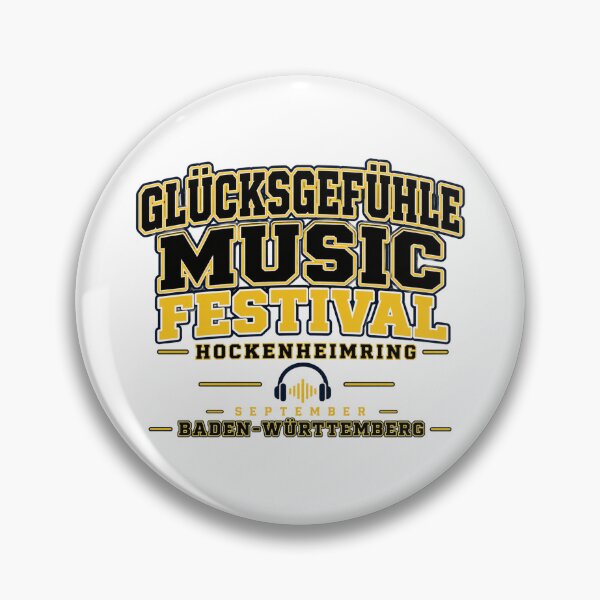 Item preview, Glücksgefühle Music Festival Hockenheimring Germany September designed and sold by IRON WINGS /USAF.
