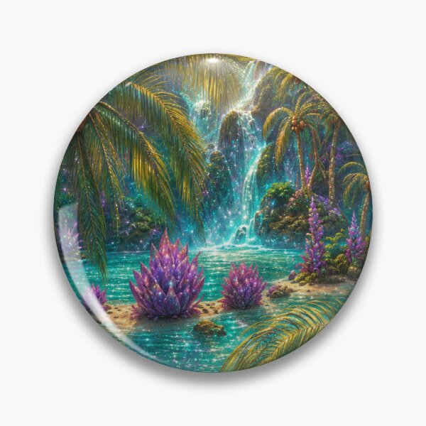 Item preview, Sunlit Tropical Lagoon designed and sold by Aquamarineelle.