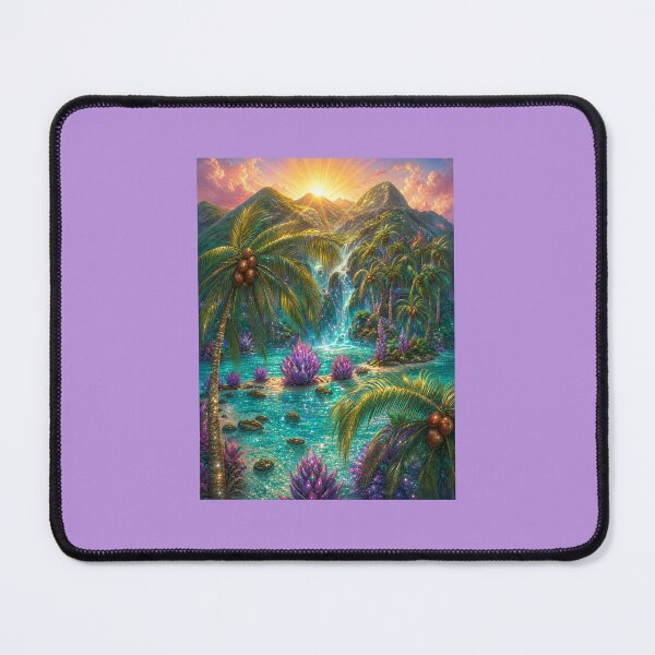 Item preview, Sunlit Tropical Lagoon designed and sold by Aquamarineelle.