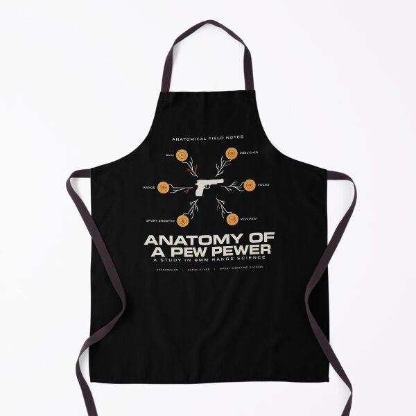 Item preview, Anatomy Of A Pew Pewer | 9mm Range Humor designed and sold by ZyziowskyArt.
