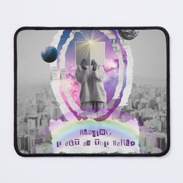 Item preview, Reading Is Out Of This World Cosmic Collage designed and sold by tellia-kallisto.