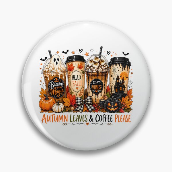 Item preview, Autumn Leaves And Coffee Please designed and sold by bajsanti.