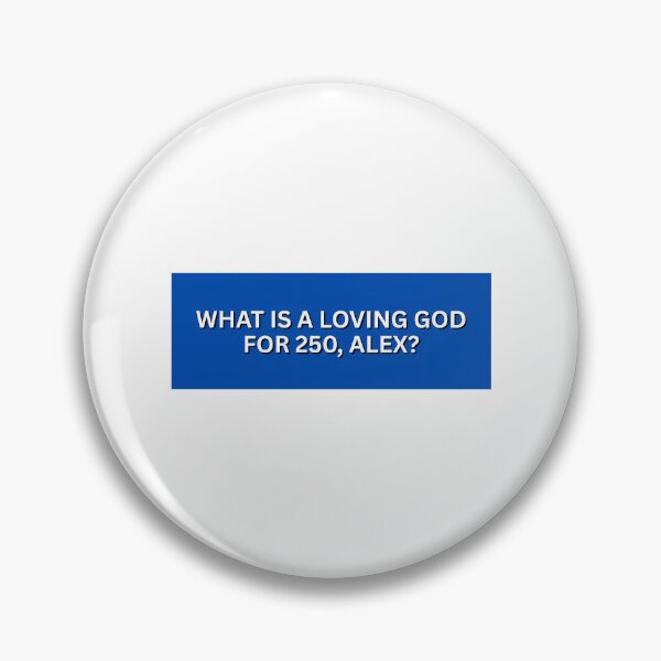 Item preview, Jeopardy What Is A Loving God Bumper Sticker designed and sold by manda-cdowell.