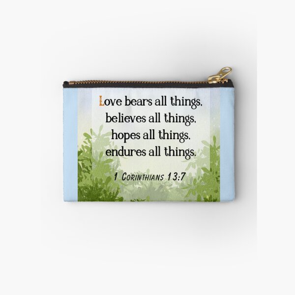 Item preview, Bible Verse: 1st Corinthians 13:7 designed and sold by Tinta .co.