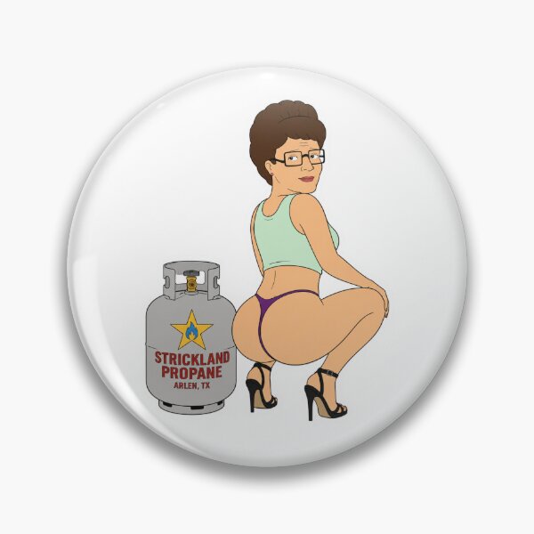 Item preview, Peggy Hill Strickland Propane Parody Funny King of the Hill Meme Graphic designed and sold by raedattia.