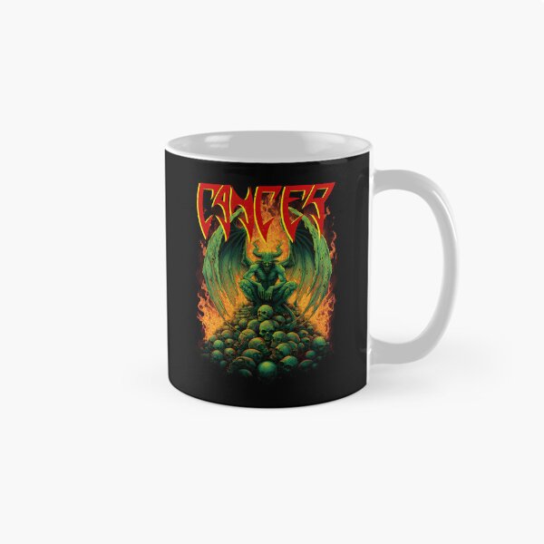 Item preview, Horned Demon Sitting Atop Pile Of Skulls In Flames designed and sold by GarrisonKling1.