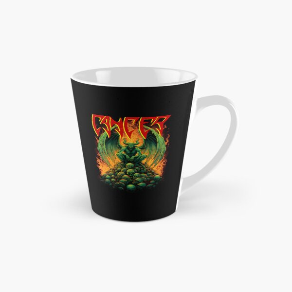 Item preview, Horned Demon Sitting Atop Pile Of Skulls In Flames designed and sold by GarrisonKling1.