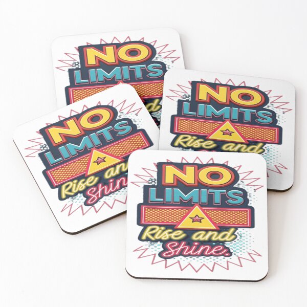 Item preview, No Limits Rise and Shine Motivational Positive Quote Design designed and sold by WantStyleyou.