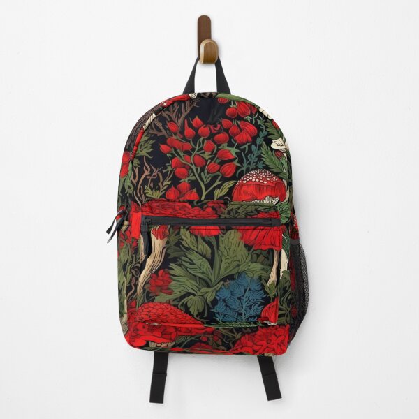 Item preview, A Vibrant and Intricate Red Mushrooms Surrounded by Lush Greenery Seamless Patterns Forest Vibe designed and sold by Matt_Smith.