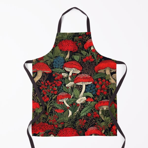 Item preview, A Vibrant and Intricate Red Mushrooms Surrounded by Lush Greenery Seamless Patterns Forest Vibe designed and sold by Matt_Smith.