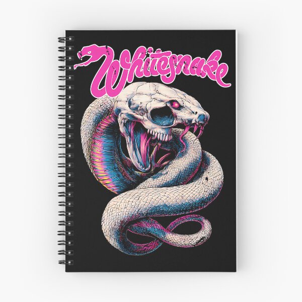 Item preview, Coiled Skeleton Snake With Pink Fangs And Glowing Eye designed and sold by GarrisonKling1.