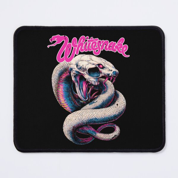 Item preview, Coiled Skeleton Snake With Pink Fangs And Glowing Eye designed and sold by GarrisonKling1.