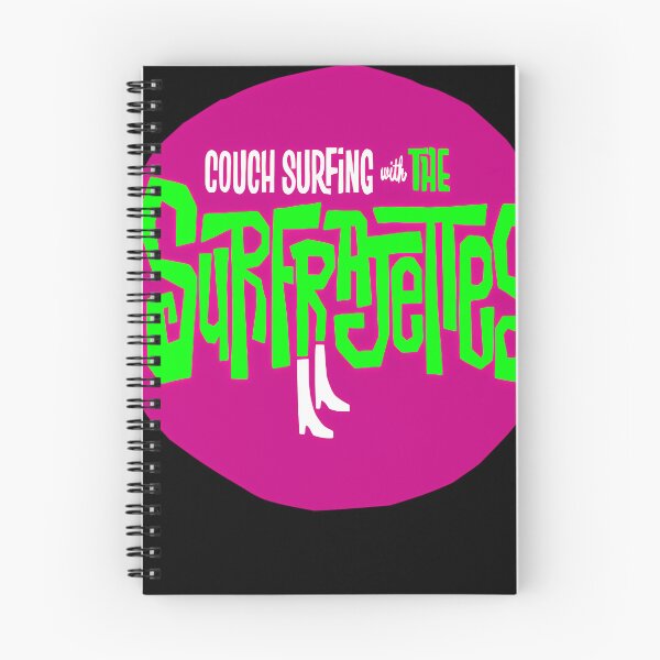 Item preview, The Surfrajettes - Couch Surfing Surfer Girls designed and sold by ProfAdrienne.